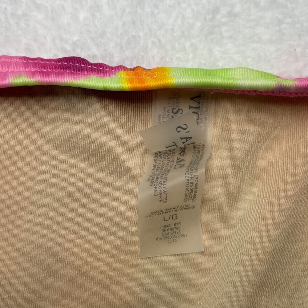 Victorias Secret Swimwear Multicolor Tankini Swimsuit 34A + 2 Bottoms M / L - Picture 8 of 11